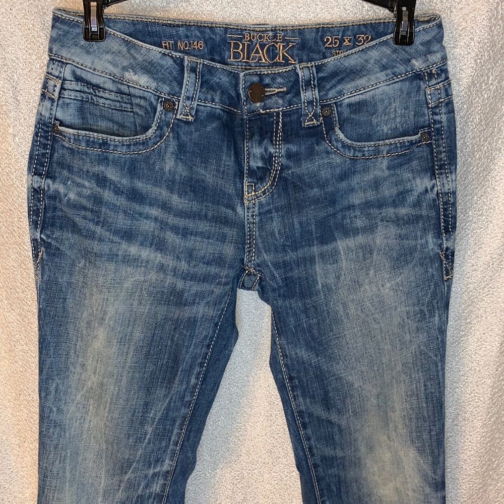 Buckle Black Jeans